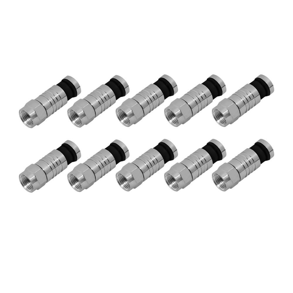 Kompressionsstecker-10 50m Koaxialkabel max. 135dB + Kompressionszange klein+ Abisolierer + 20x Stecker Kabel 135dB satelliten kabel digitaltauglich konfektionierte TV-Kabel DVB-S DVB-C DVB-T 4-fach 5fach schirmung meterware verlegekabel Adapter doppel schüssel 130db 120db 110d
