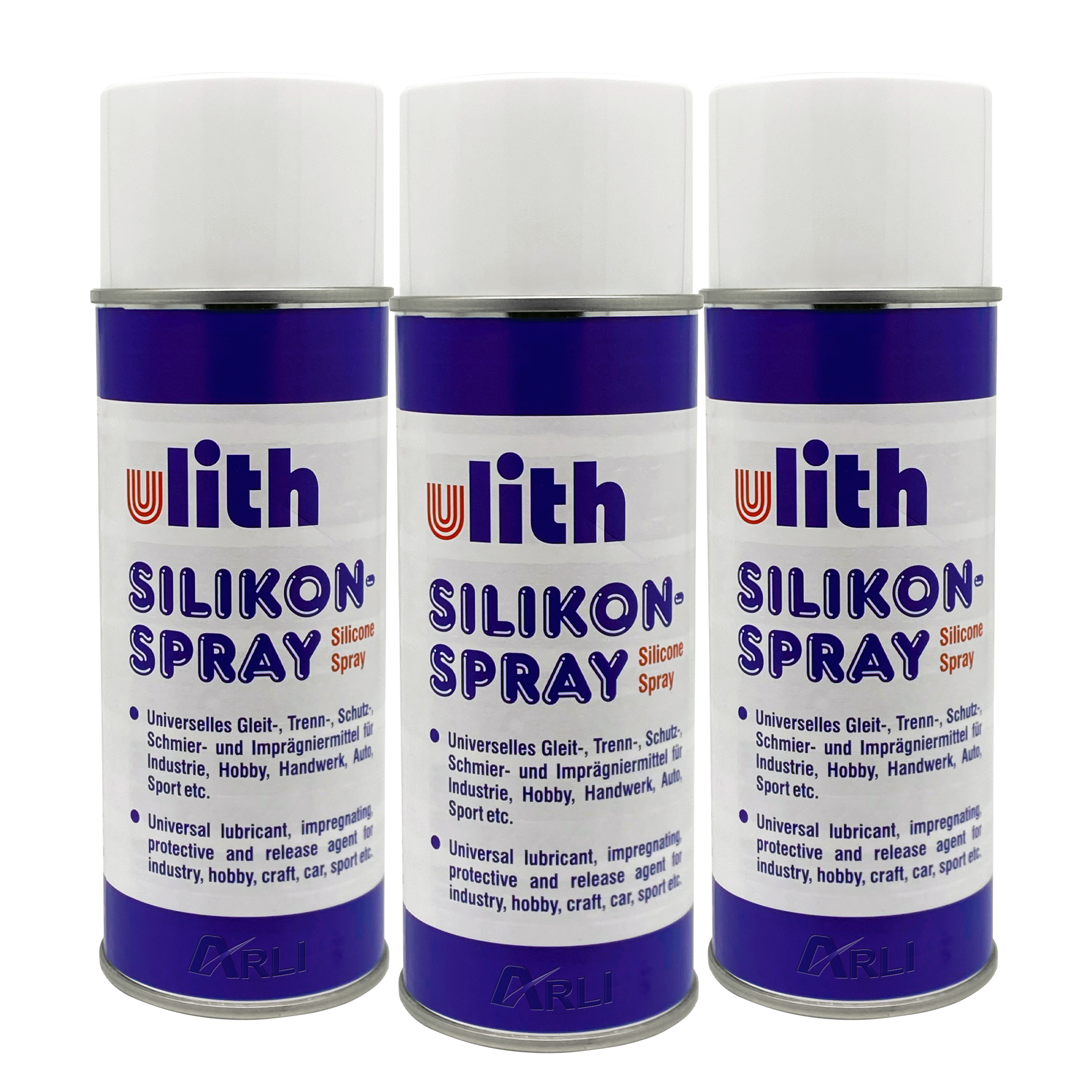 3x Silikon Spray 400ml Universelles Gleitmittel Trennmittel Schmiermittel Schutzmittel