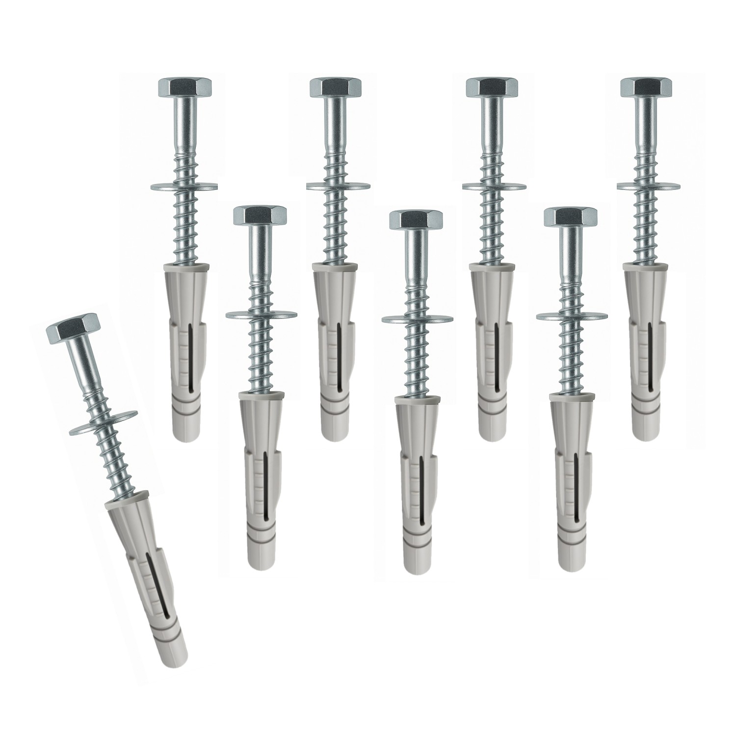 schraube-neu2 Schrauben- & Dübelset (8x Schrauben + 8x Unterlegscheibe + 8x Dübel Wandhalter wand halter sarfinder multischalter receiver antenne anten antennen tv wandhalterungen wandhalterung 25cm 40cm 45cm 25 40 45 cm 48mm diseqc schalter lnb lmb anlage montage halt