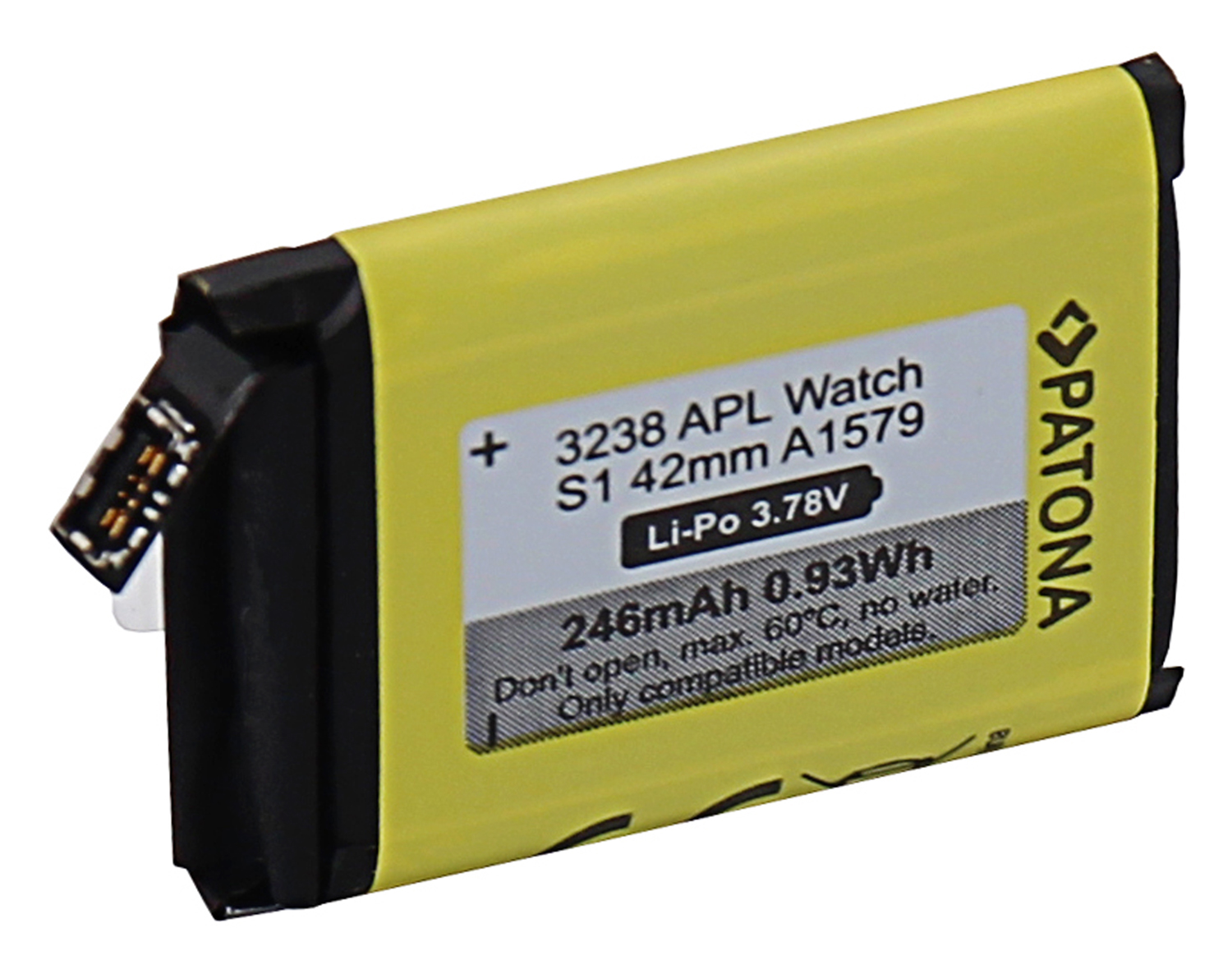 3238-2 Akku A1579 kompatibel mit Apple Watch für Serie 1 / 42 mm