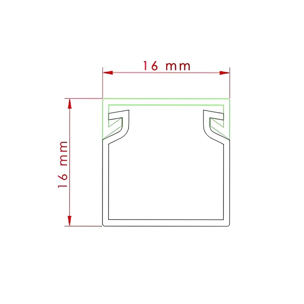 Kabelkanal-16x16-2 arli kabelkanal kabel kanal selbstklebend kabelschlauch tv halterung kabelmanagement verstecken 16x16 kabelbrücke kabeldurchführung kabelführung internet allzweck aussen innen tv latsprecher sat boden wand decke kabelleiste kabelrohr aufputz