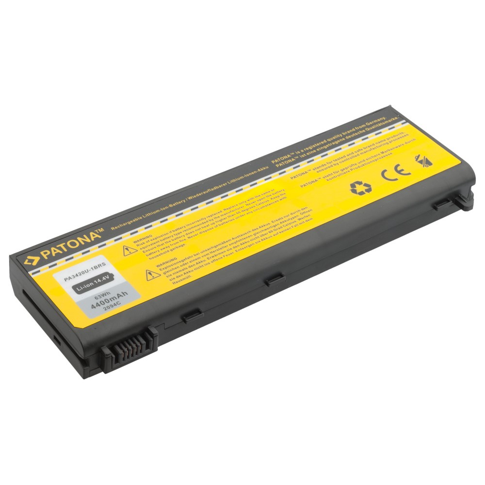 Akku Toshiba Satellite L10 L15 L20 L25 L30 L35 L100 Pro Tecra L2 Equium 4400 mAh original arli patona ersatzakku laptop notebook PA3420U1BAC PA3420U1BAS PA3420U1BRS PA3450U1BRS PA3506U1BRS PABAS059 L20197 L100101 L100107