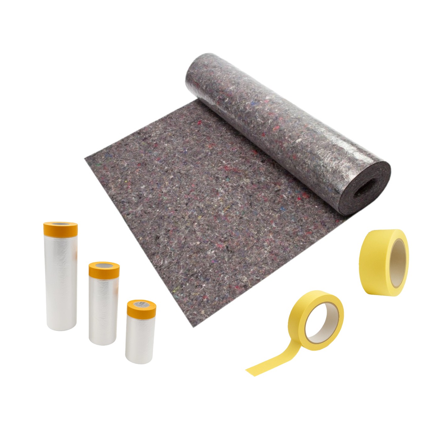 Malerset Abdeckvlies 25m² + Goldband Masker 3er Set + Malerkrepp 30mm & 48mm – Abdeckfolie Klebeband Renovierung Malerset Abdeckvlies 25m² + Goldband Masker 3er Set + Malerkrepp 30mm & 48mm – Abdeckfolie Klebeband Renovierung
