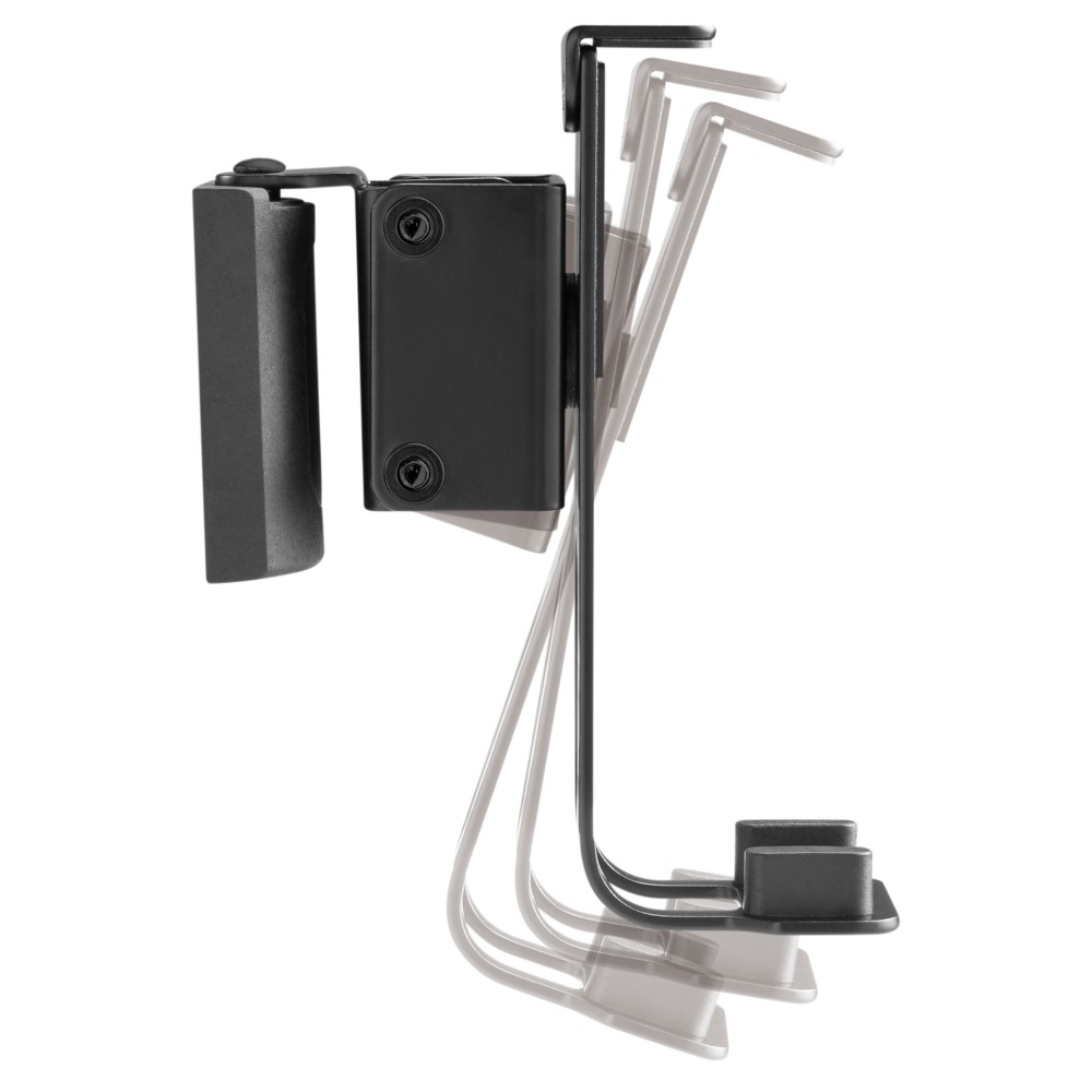 Lautsprecherhalter-12658-2 arli mywall lautsprcher SONOS ONE Play:1 wandhalterung boxenhalterung lautsprecherhalter boxen box wand halter halterung 2 x set pack Träger neigbar schwenkbar drehbar speaker einstellbar wandhalter schwarz wandmontage