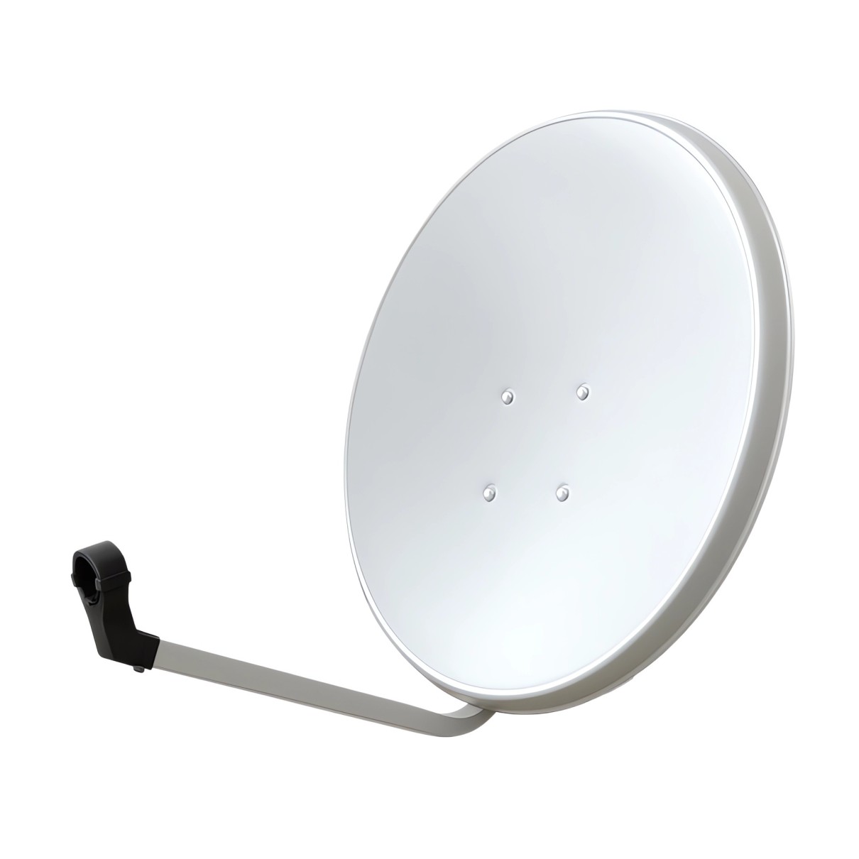 ARLI 60 cm Sat Antenne Stahl – Satellitenschüssel Offset Spiegel Lichtgrau / Weiss ARLI 60 cm Sat Antenne Stahl – Satellitenschüssel Offset Spiegel Lichtgrau / Weiss