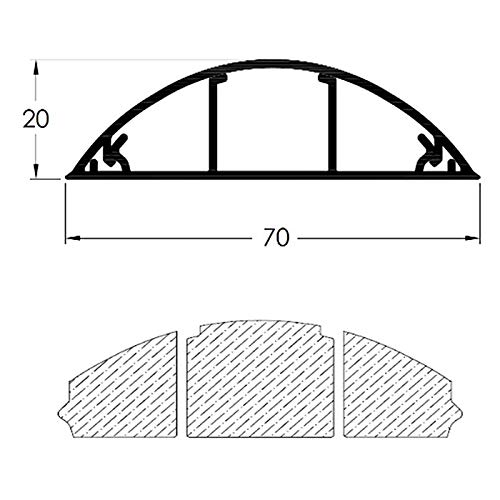  arli kabelkanal kabelleiste kabel kanal selbstklebend kabelschlauch tv halterung kabelmanagement 70x20 kabelbrücke kabeldurchführung kabelführung latsprecher fußboden boden wand fussboden kabelleiste kabelrohr aufputz kunststoff flach