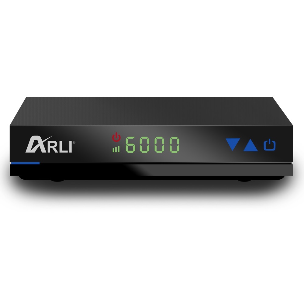 ARLI AH1 HD-Satelliten Receiver inkl. Wifi-Stick mit Antenne hd receiver sat satellitenschüssel ohne festplatte digital digitaler empfänger hdmi mini wlan wifi antenne iotv ip tv digital günstiger einsteiger smart klein keiner ohne türksat ligtv beinspor 