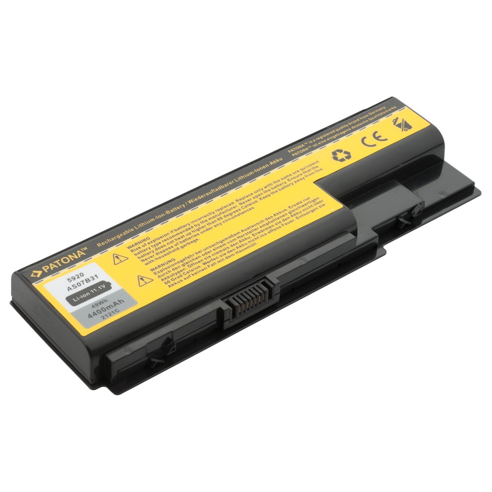 Akku Acer Aspire AS07B31 AS07B32 AS07B41 AS07B42 AS07B51 AS07B71 AS07B72 4400 mAh original arli patona ersatzakku bettarie laptop notebook kaufen  LC.BTP00.007 LCBTP00007 5310 5720 5920 5920658 5520-6A2G12Mi 5710Z 