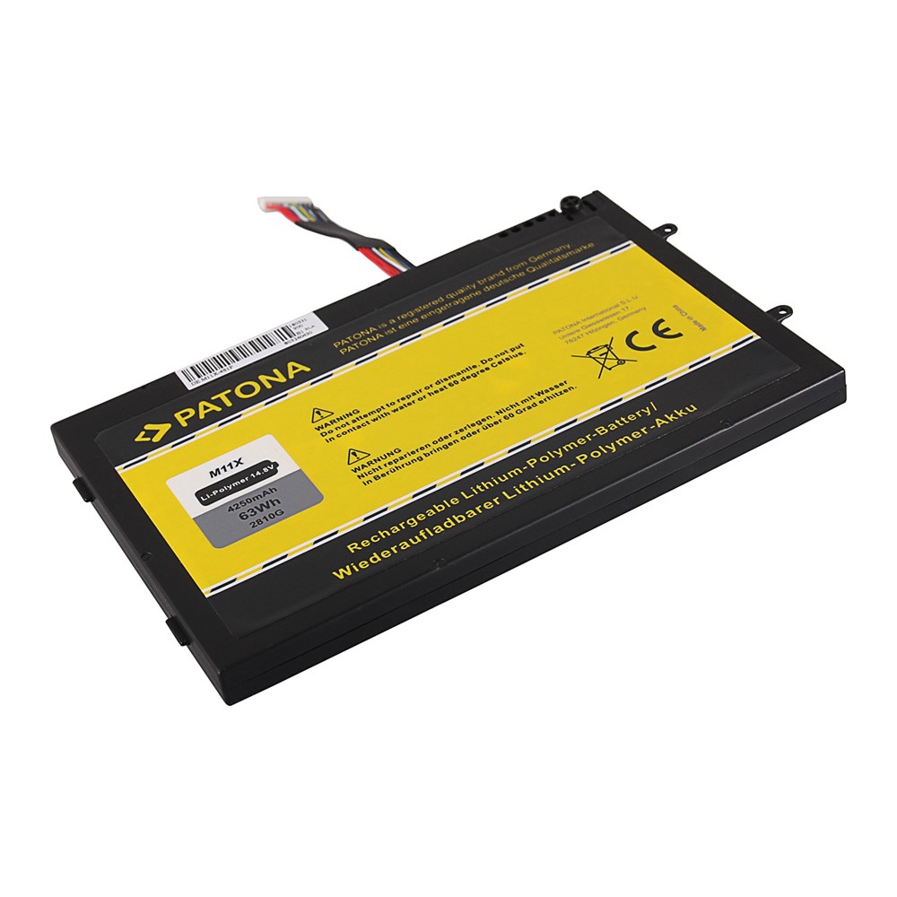 Akku Dell Alienware M11x M14x R1 R2 R3 PT6V8 8P6X6 08P6X6 KR-08P6X6 T7YJR P06T 4250 mAh original arli patona ersatzakku laptop notebook batterie battery M11x M11xR1 M11xR2 M11xR3 M14xR1 M14xR2 ersatz akkus