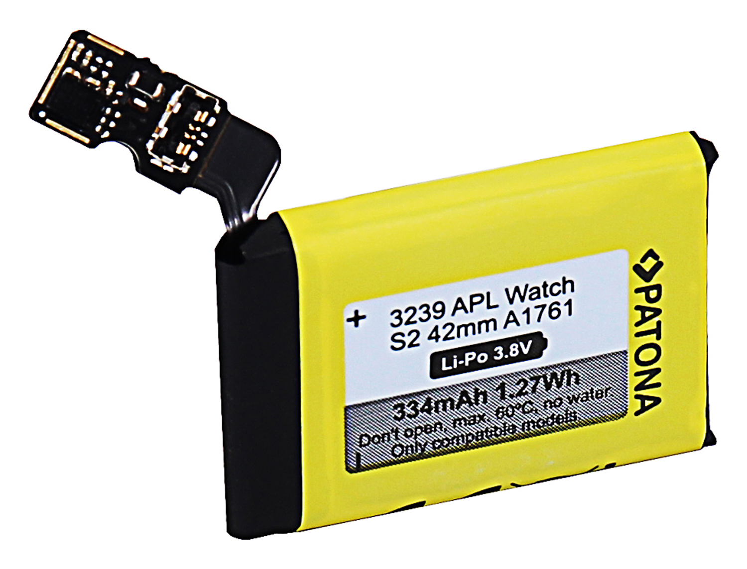 3239-2 Akku A1761 kompatibel mit Apple Watch für Serie 2 / 42 mm