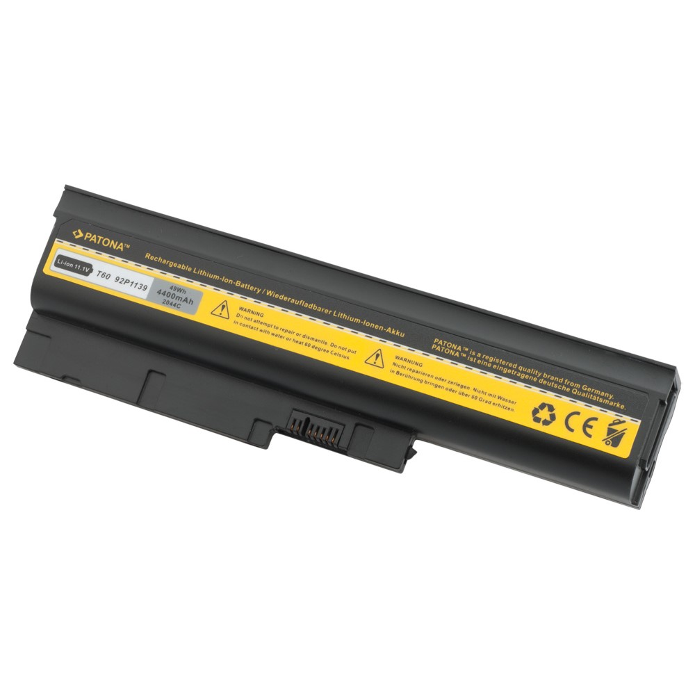 Akku IBM Lenovo ThinkPad T60 R500 R60e 0656 0657 T60p 4400 mAh 40Y6795 original arli patona ersatzakku laptop notebook ersatz akkus batterie battery 40Y6797 40Y6799 41N5666 ASM 92P1128 92P1130 92P1132 92P1138 92P1140 FRU 92P1127 92P1129 92P1131 92P1133 92