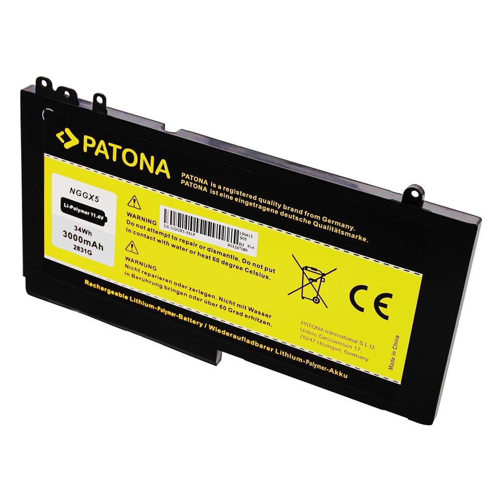 akku Dell E5450 Latitude 3150 3160 E5250 E5450 E5550 6MT4T 8V5GX G5M10 7000 mAh original arli patona ersatzakku laptop notebook ersatz akkus batterie battery 7000mAh