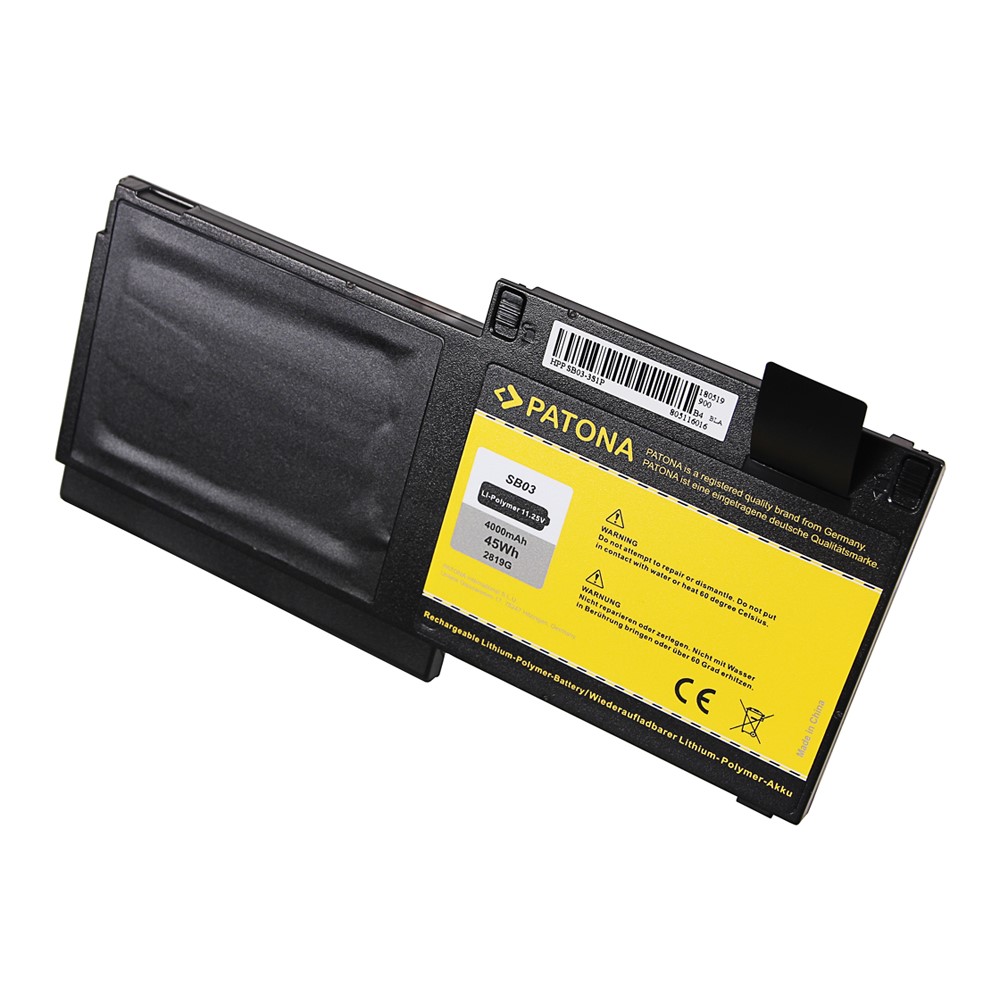 Akku HP Elitebook 720 725 825 Serie 4000 mAh SB03 SB03XL HSTNN-LB4T Notebook original arli patona laptop notebook ersatz akkus batterie batteries battery