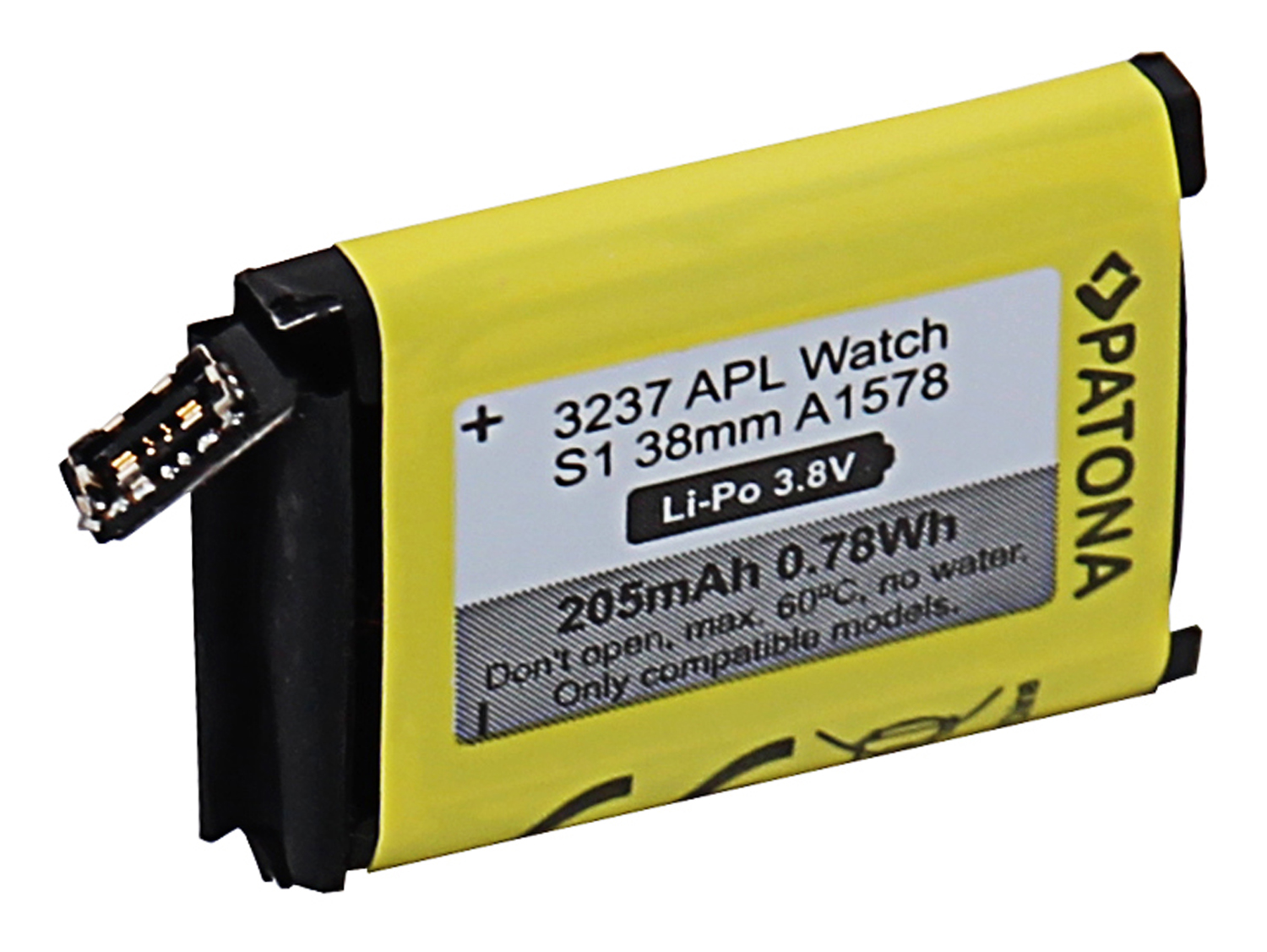 3237 Akku A1578 kompatibel mit Apple Watch für Serie 1 / 38 mm