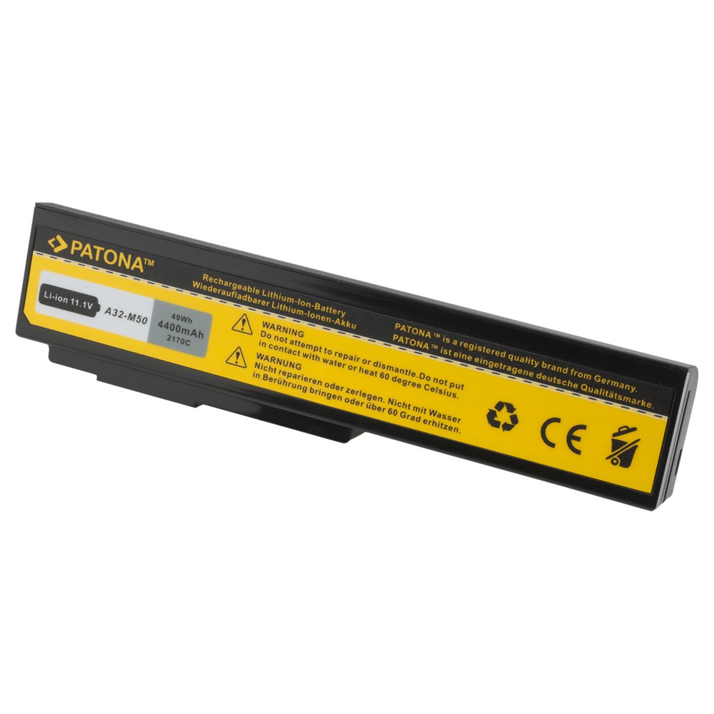 akku Asus A32-M50 A32-N61 M50 G50 G60 N53SV N53SN N53SM N61 N61J N61JQ 4400 mAh original arli patona ersatzakku laptop notebook 15G10N373800 15G10N373830 90NED1B2100Y 90-NED1B2100Y A32M50 A32N61 A32X64 A33-M50 L072051