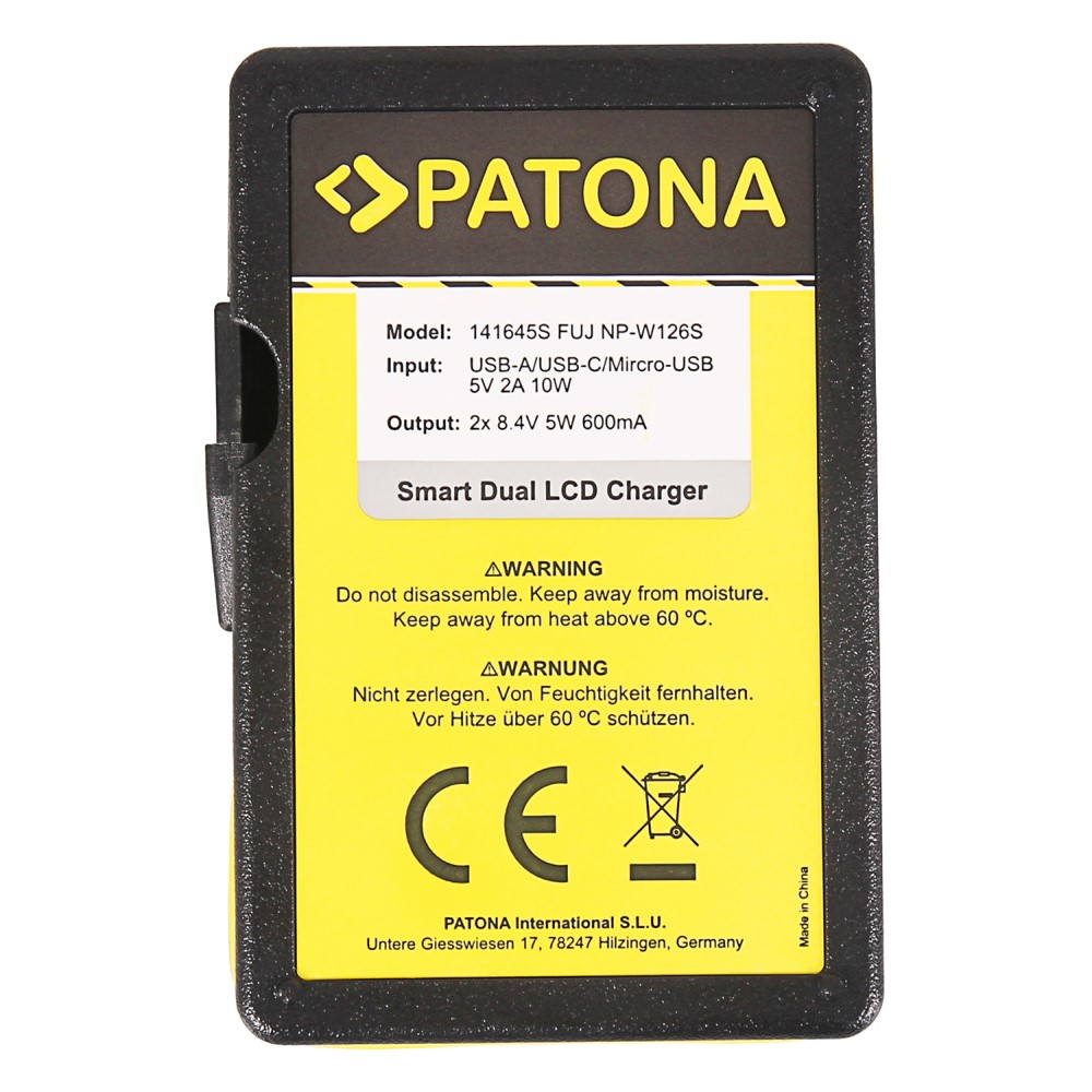 141645-3 arli patona fujifilm akku battery 2x 2 x akku ladegerät digitalcamera comcorder set Fuji NP-W126S HS33 EXR fujifilm fuji finepix HS30 EXR X-T3 VPB-XT3 Platinum 7,2 Volt 1140mAh1140 mAh NP-W126S NPW-126S NPW126S