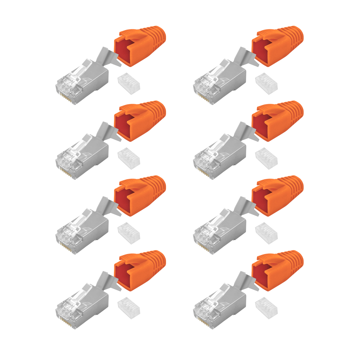 rj45 Stecker arli netzwerkkabel lan kabel verbinder rj 45 kat cat 7 6a 6 awg23 8polig 8-polig crimpzange lan stecker werkzeug netzwerk lankabel patchkabel verlegekabel einfädelhilfe cat8 cat7a kupplung crimpen werkzeugset plug patchfeld patchpanel