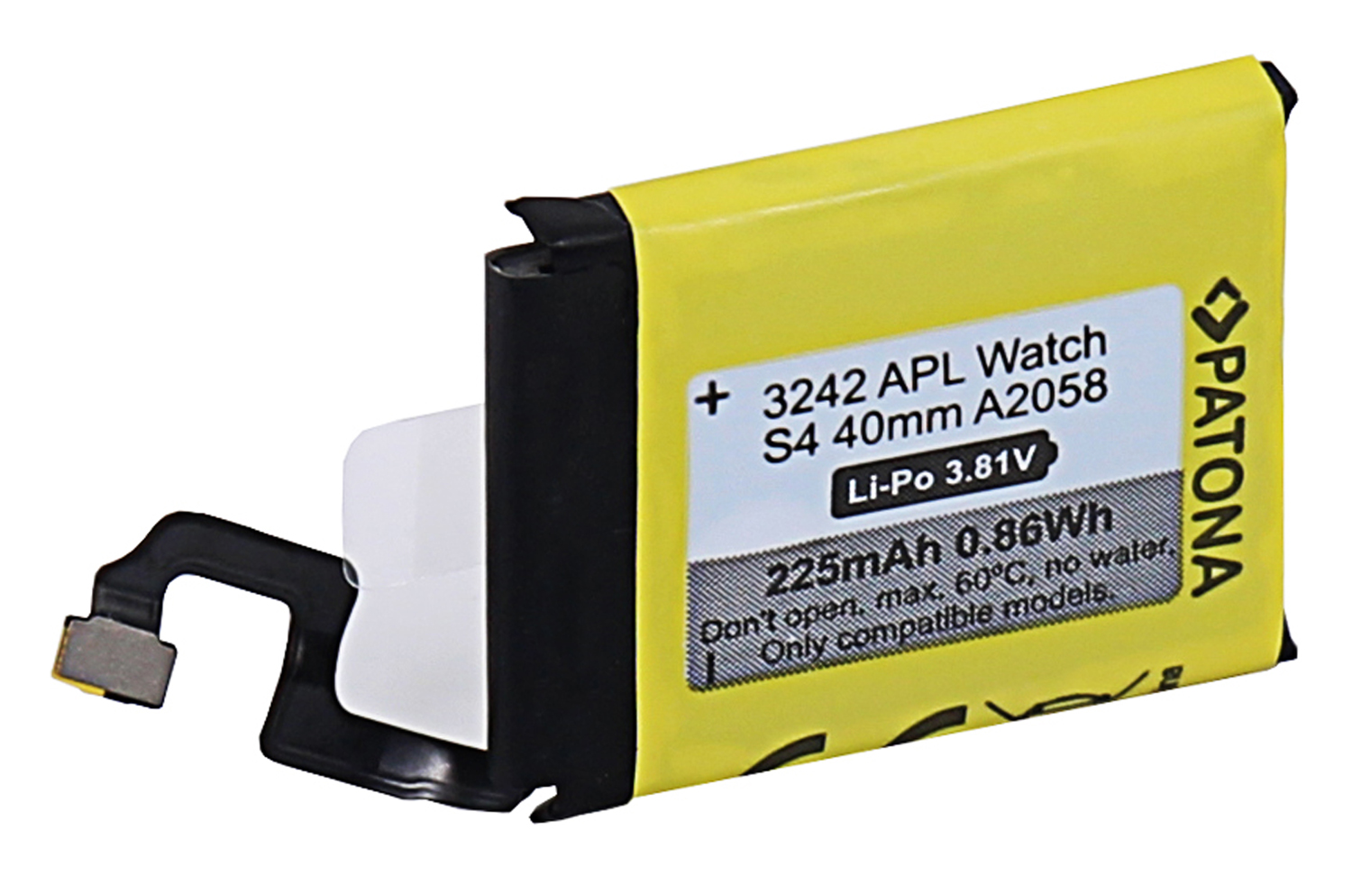3242-2 Akku A2058 kompatibel mit Apple Watch für Serie 4 / 40 mm