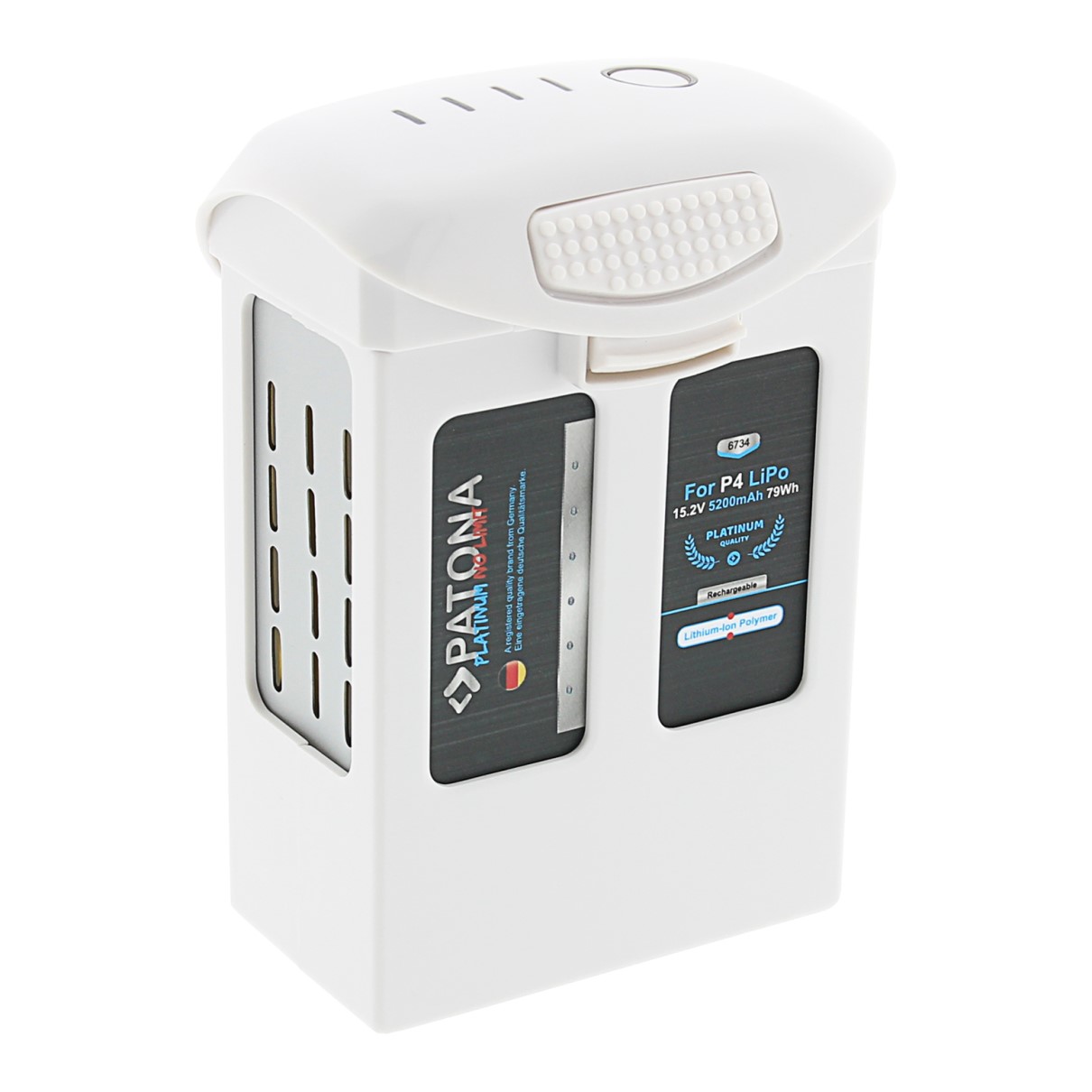 6734-8 Platinum Akku für DJI Phantom 4 Advanced Plus + Pro Obsidian 1650120 CP.PT.000601
