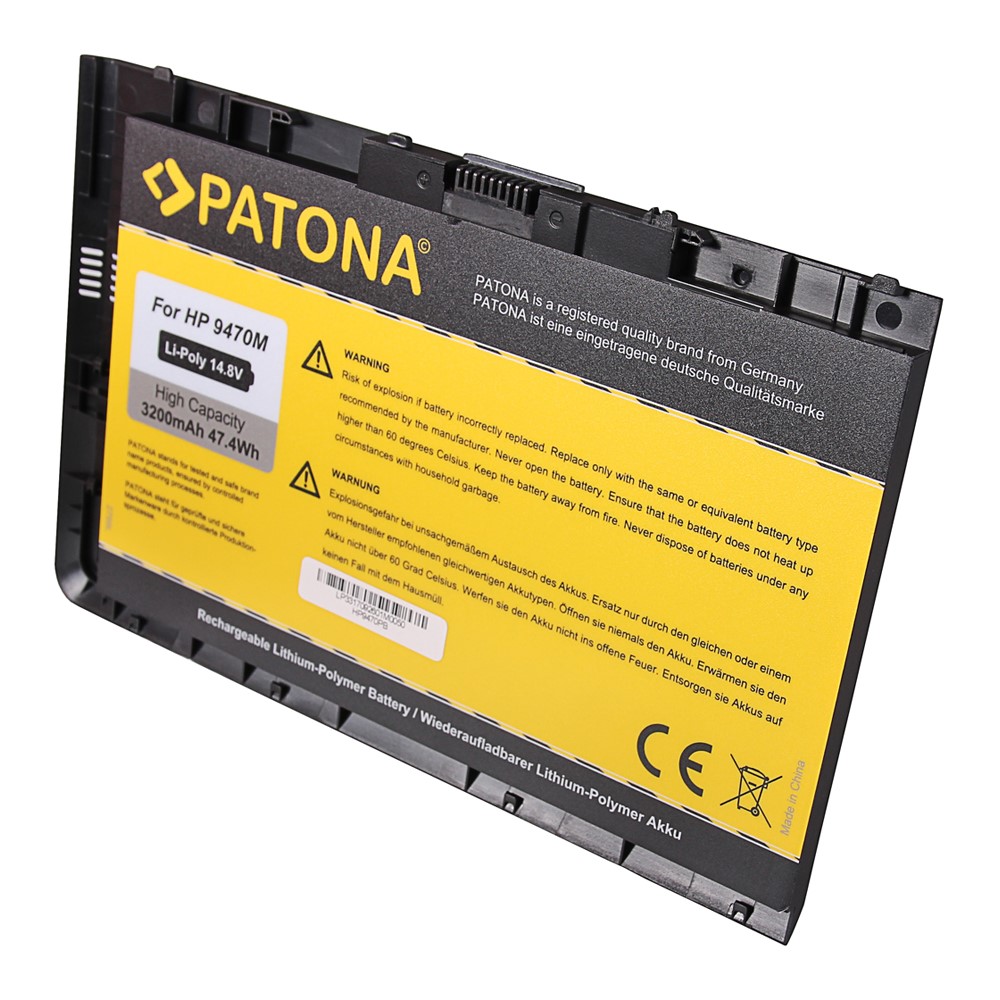 Akku HP EliteBook Folio 9470 9470m HSTNN-I10C HSTNN-DB3Z HSTNN-IB3Z BT04XL H4Q47AA original arli patona laptop notebook HSTNN-DB3Z HSTNN-IB3Z 687945-001 BT04XL H4Q47AA