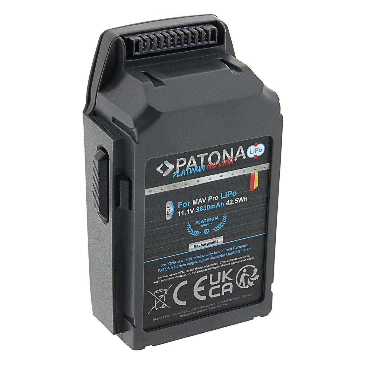 6735-8 Akku für DJI Mavic Mavic Pro Mavic Pro Platinum CP.PT.000587 GP785075-38300DB 3830mAh