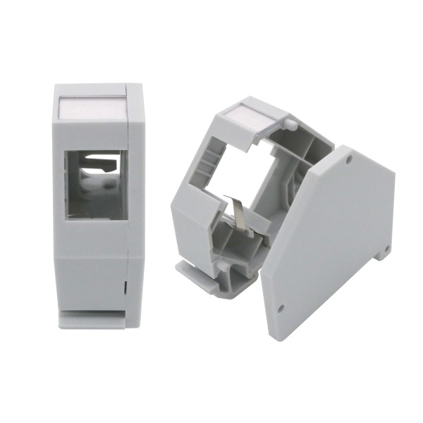 2x Hutschienenadapter für RJ45 Keystone Modul Halter Adapter für Hutschiene